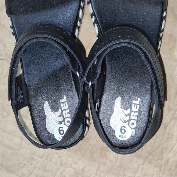 SOREL Cameron Flatform Wedge Sandals Size 9 - Picture 6 of 8